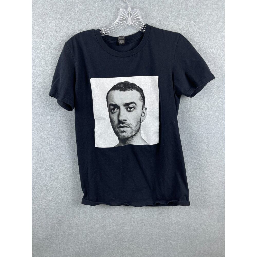 Sam Smith 2018 Tour Shirt Men's Small Short Sleeve Tee Black Music Band Pop Rock
